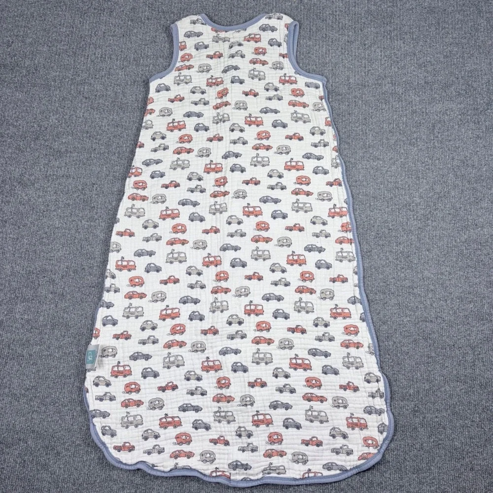 Tado Muslin Organic Cotton Sleeping Sack XL Car Print Wearable Blanket 39
